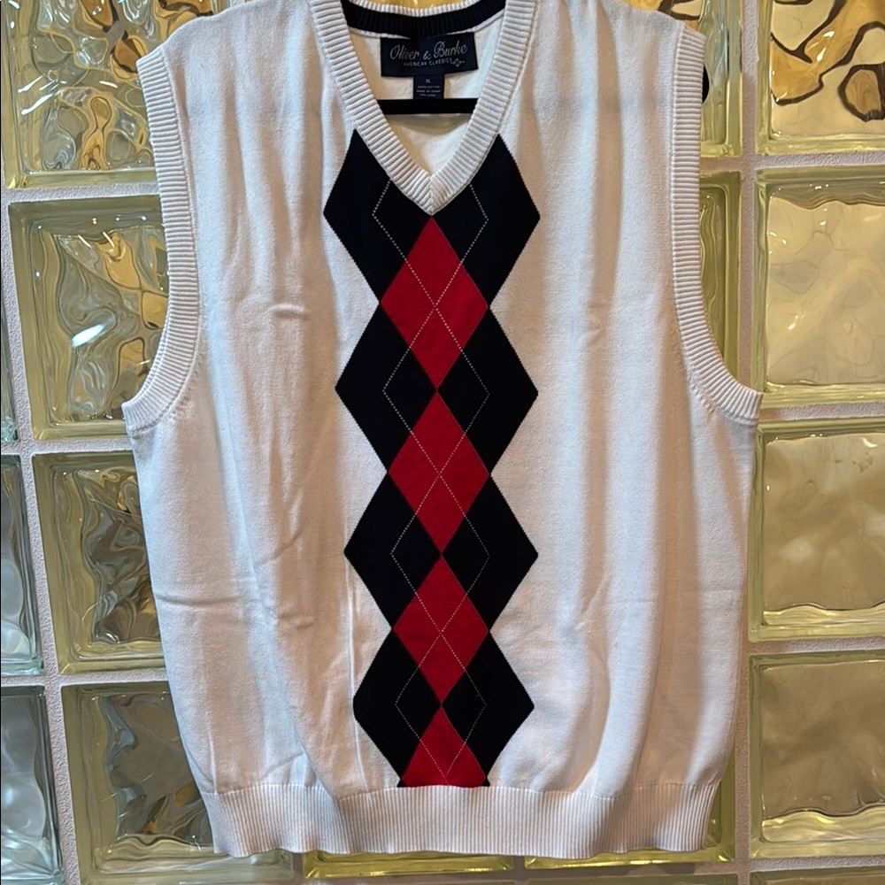 Oliver & Burke Argyle Sweater Vest